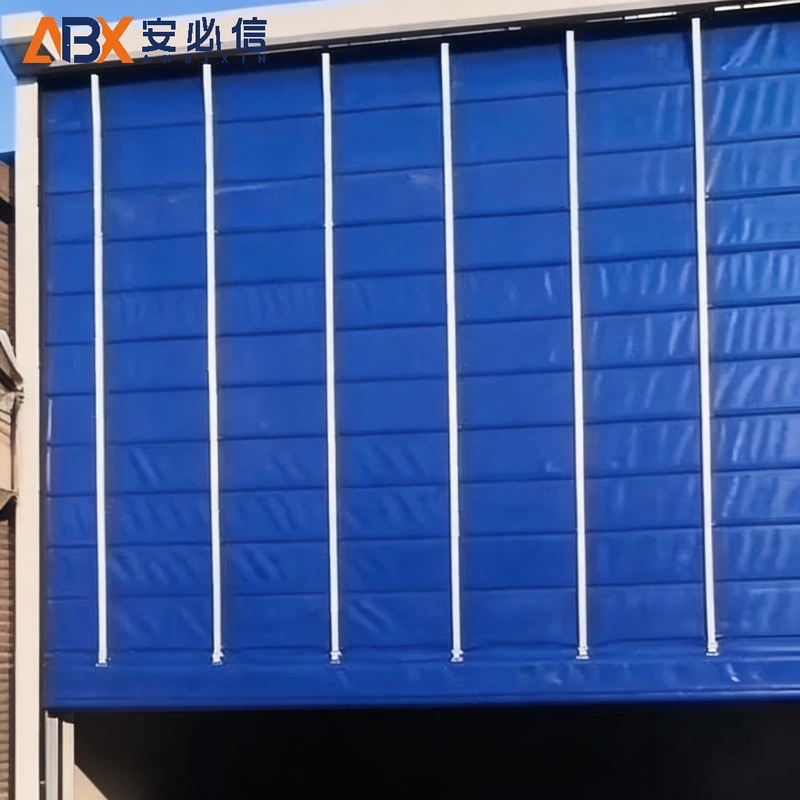 石家庄市软帘堆积门